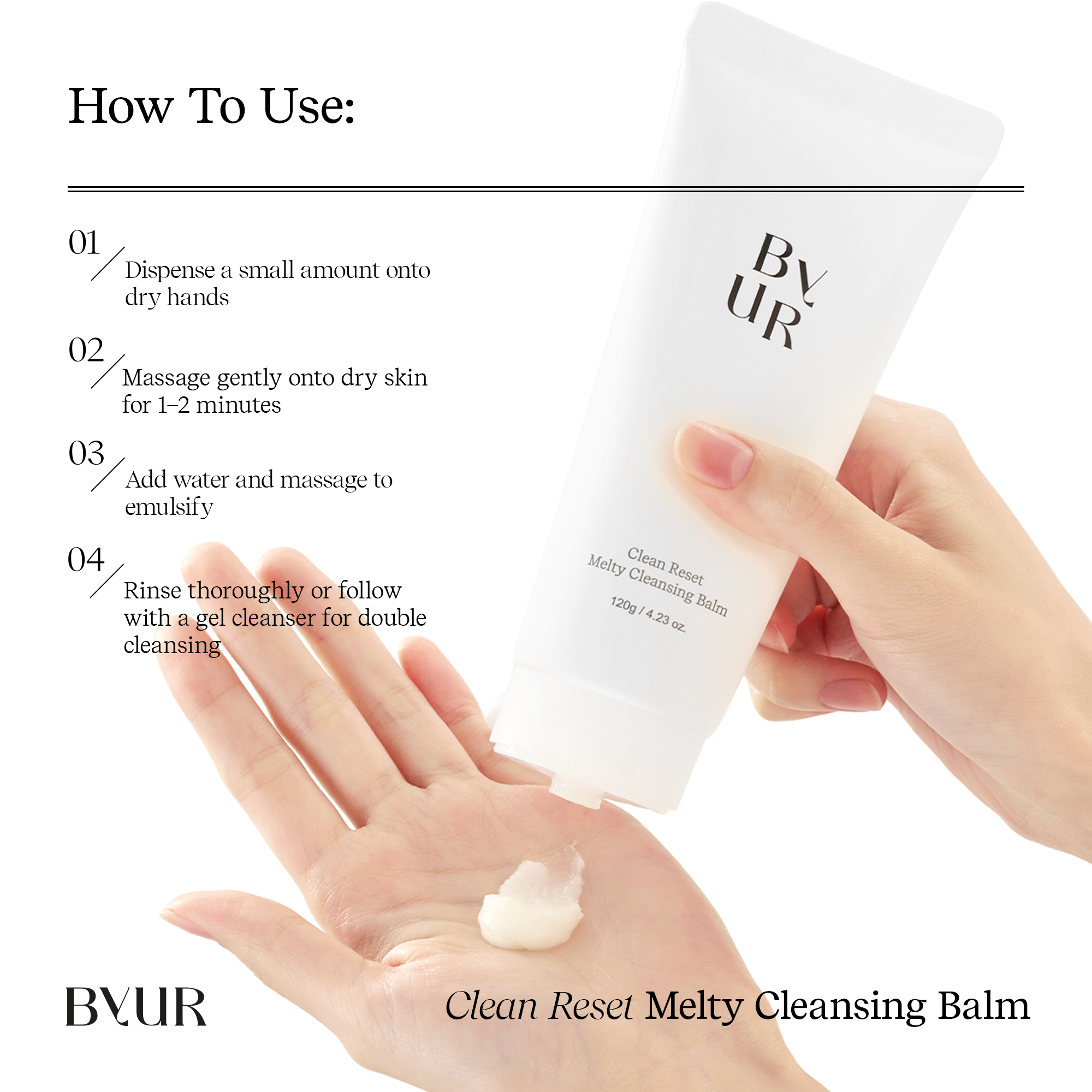 ByUR Clean Reset Melty Cleansing Balm