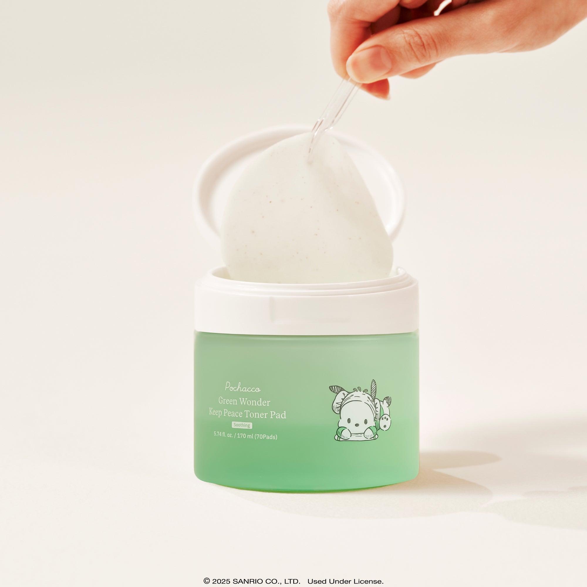 ByUR Green Wonder Keep Peace Toner Pad [Sanrio K-Spa Edition - Pochacco™]