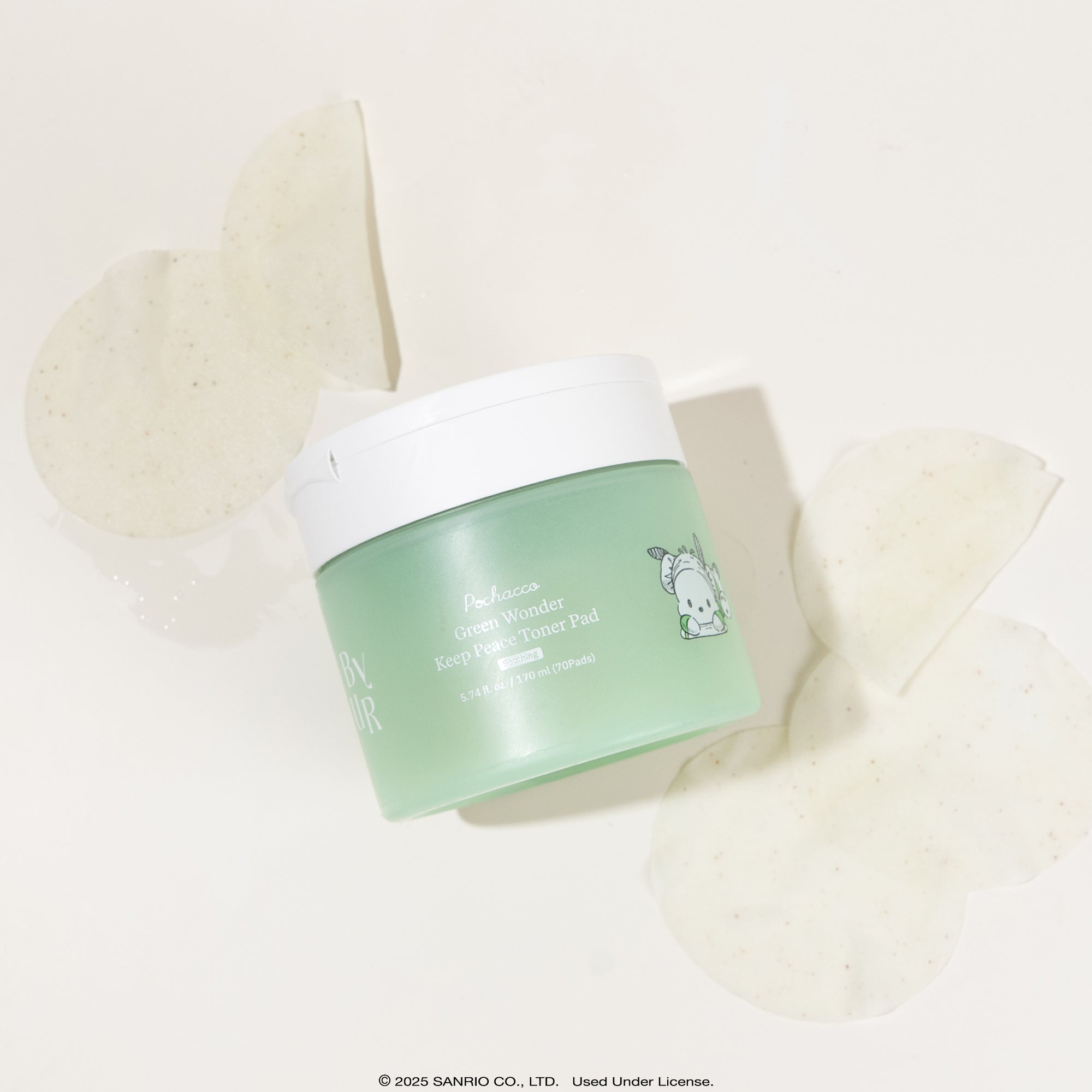 ByUR Green Wonder Keep Peace Toner Pad [Sanrio K-Spa Edition - Pochacco™]