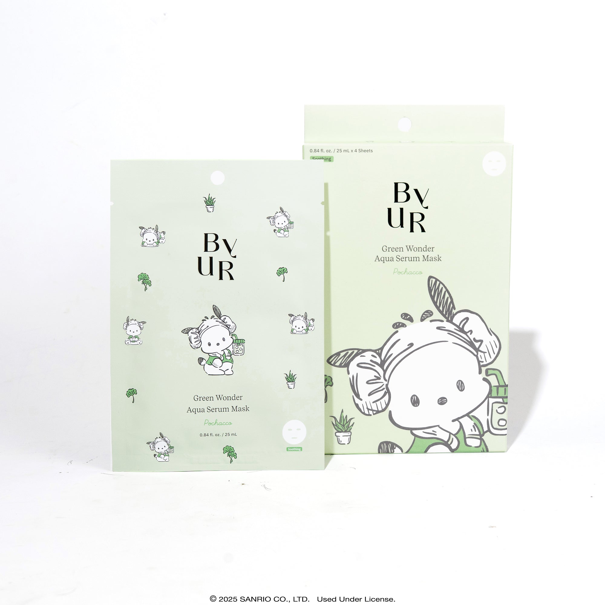 ByUR Green Wonder Aqua Serum Mask [Sanrio K-Spa Edition - Pochacco™]