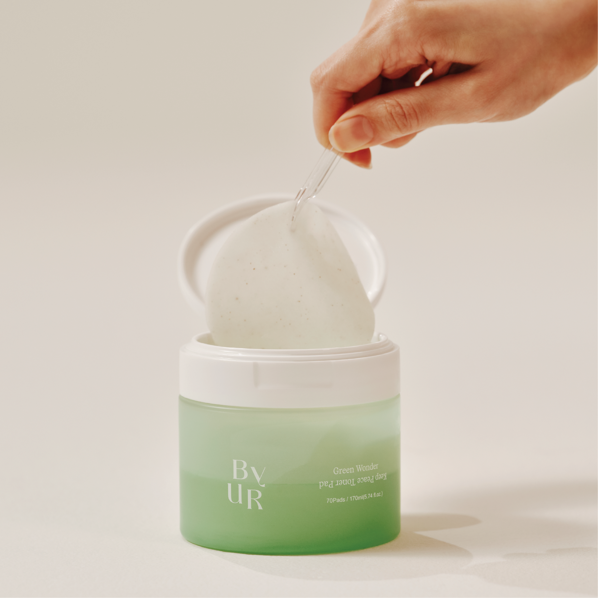 ByUR Green Wonder Keep Peace Toner Pad (70 Count)