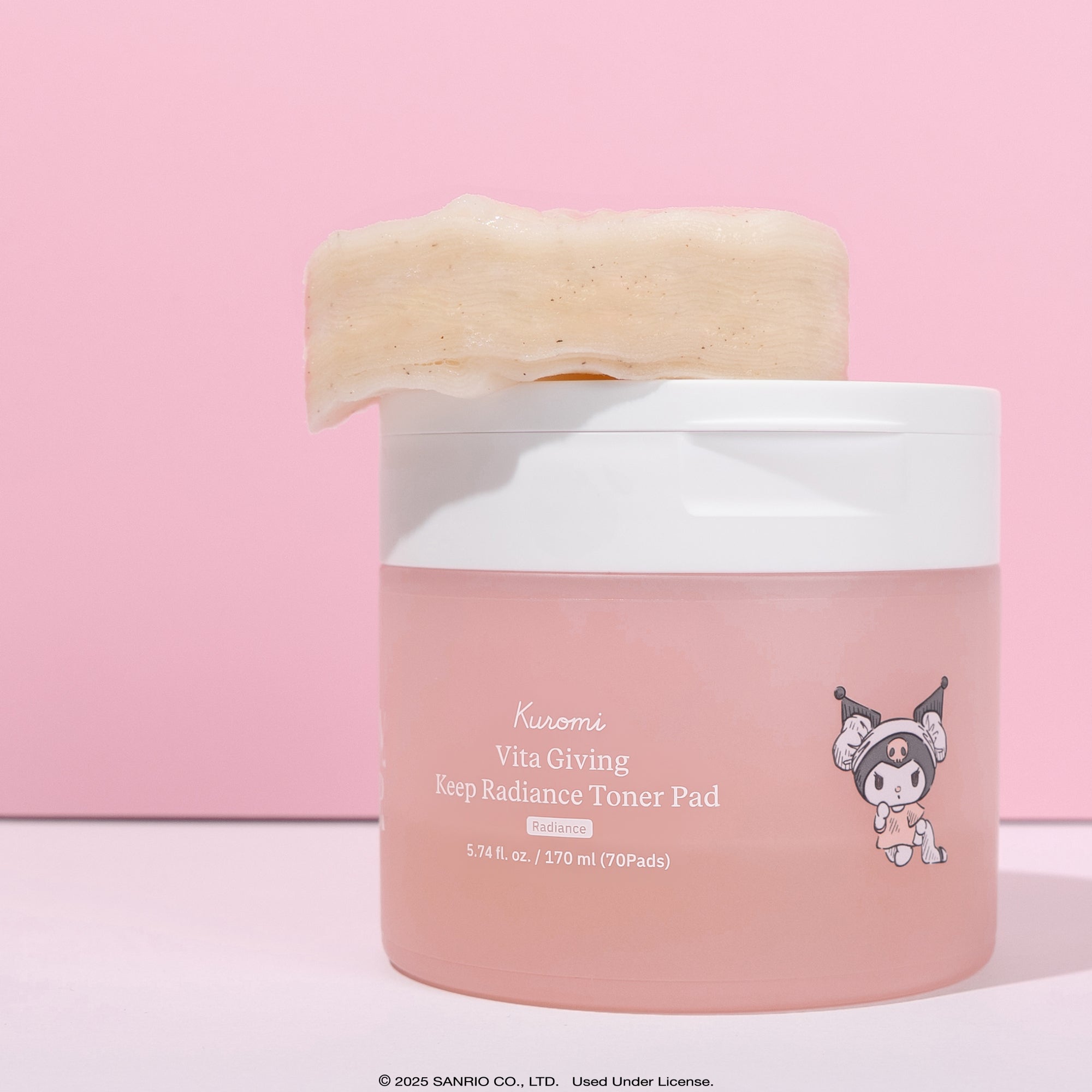ByUR Vita Giving Keep Radiance Toner Pad [Sanrio K-Spa Edition - Kuromi™]