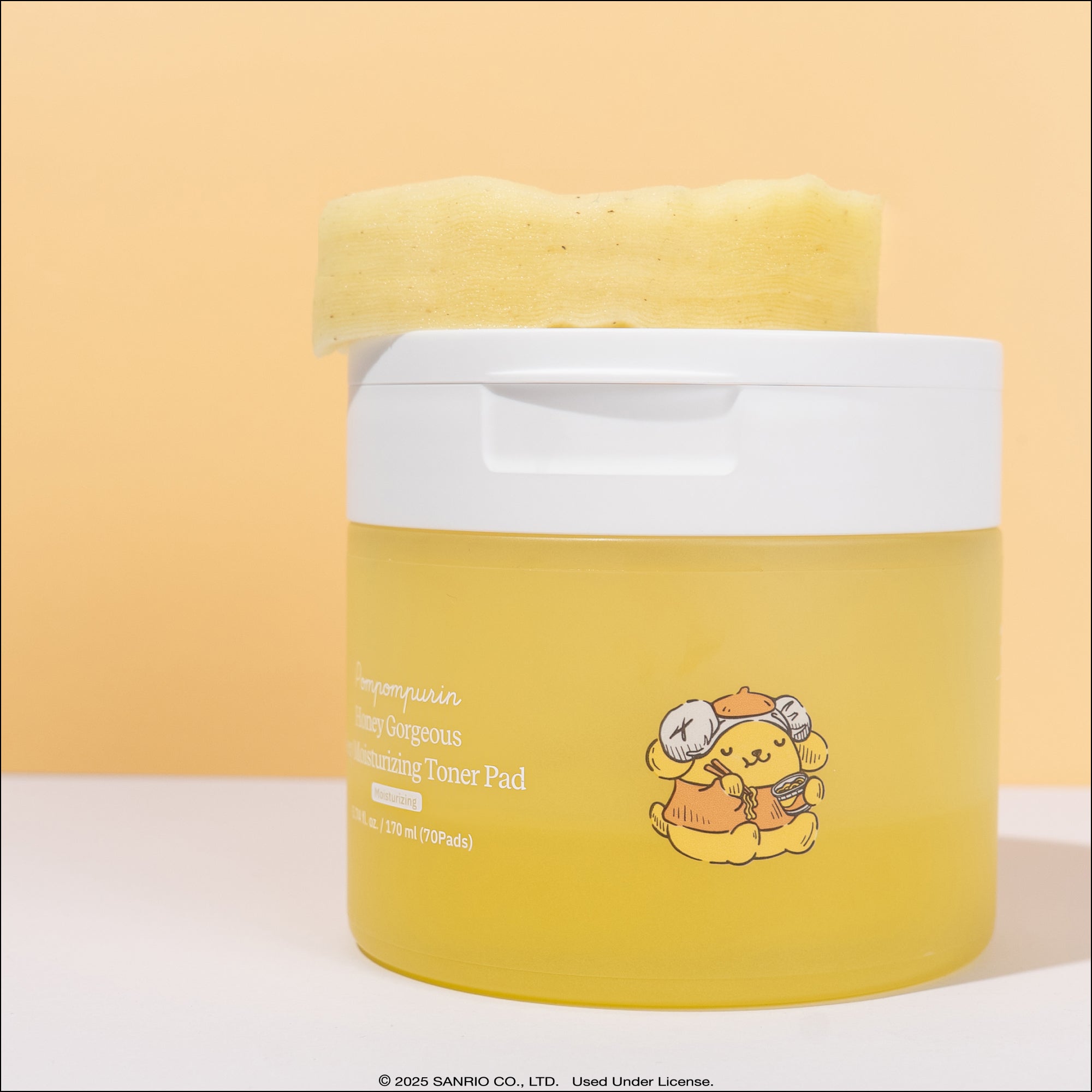 ByUR Honey Gorgeous Keep Moisturizing Toner Pad [Sanrio K-Spa Edition - Pompompurin™]