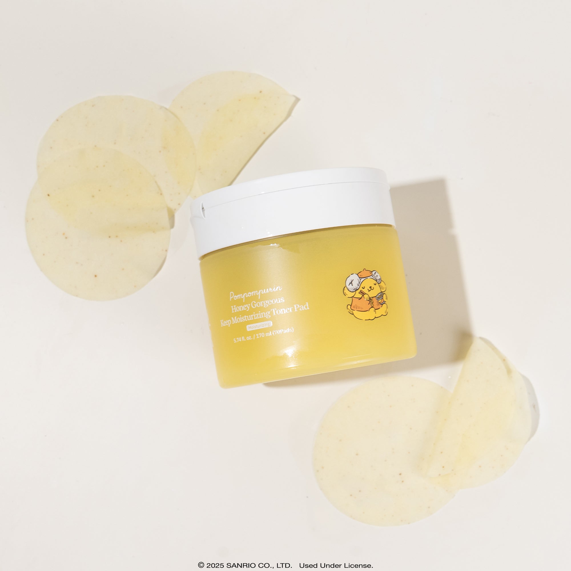ByUR Honey Gorgeous Keep Moisturizing Toner Pad [Sanrio K-Spa Edition - Pompompurin™]